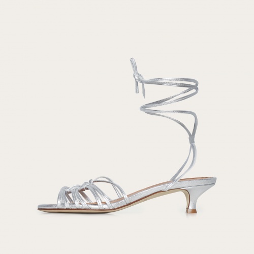 Amfi kitten Sandals, silver #1272
